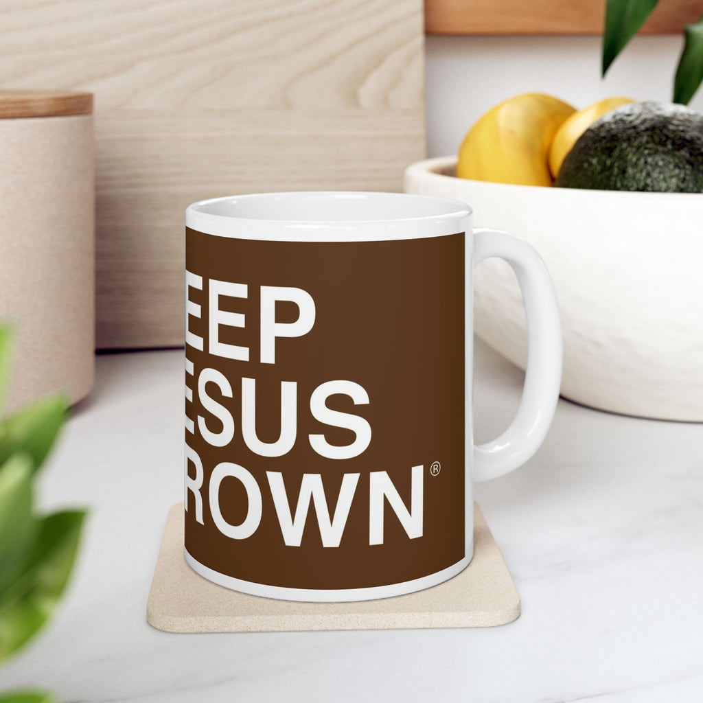BrownJesus Ceramic Coffee Mug