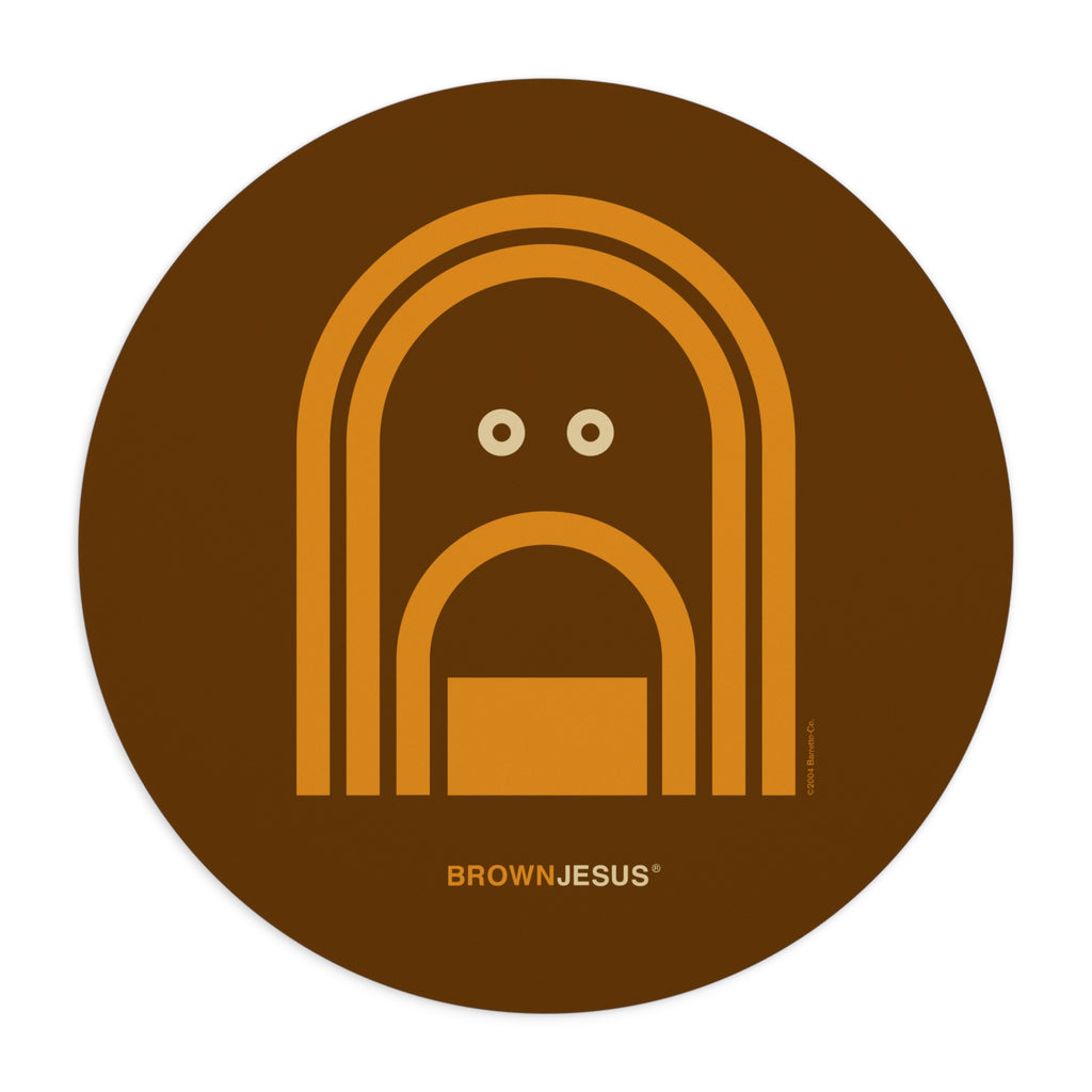 BrownJesus Mouse Pad