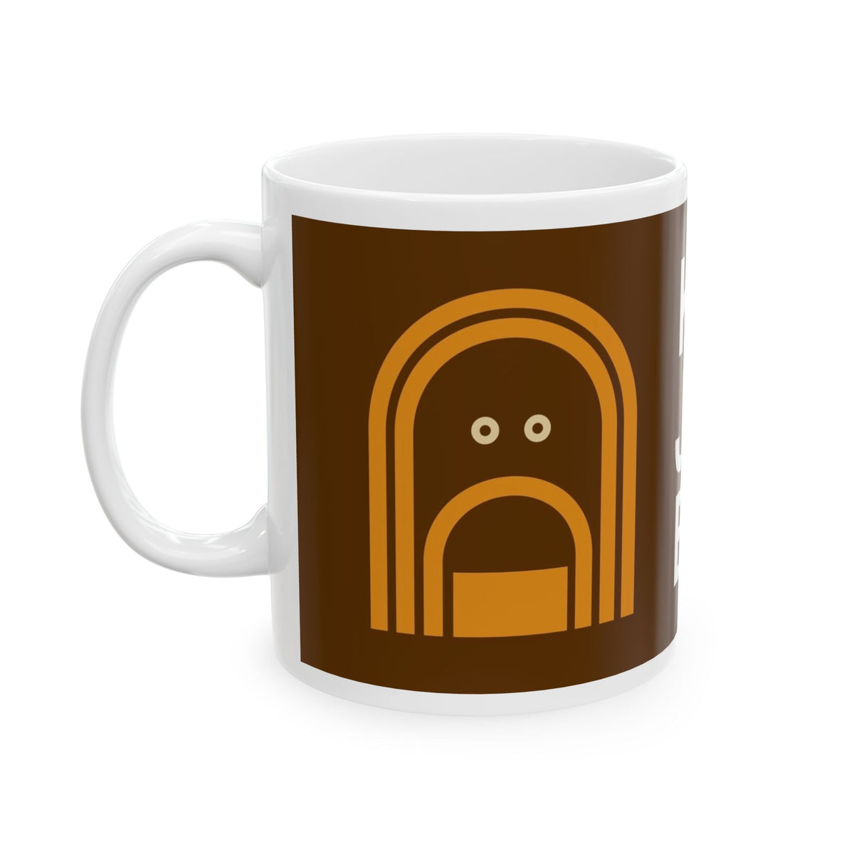 BrownJesus Ceramic Coffee Mug