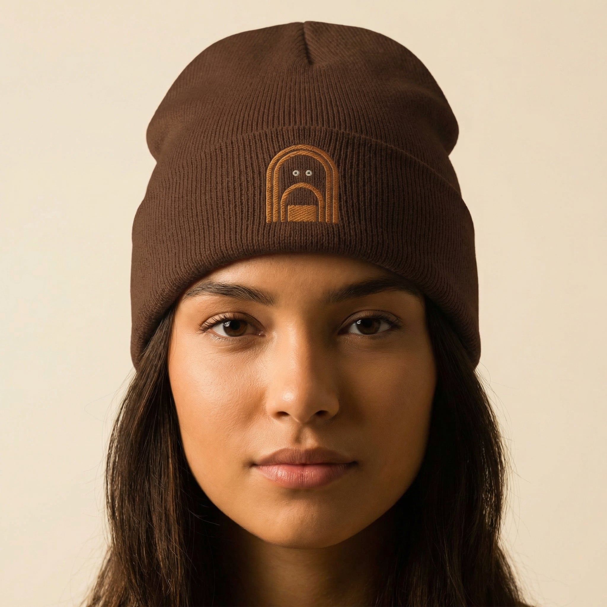 BrownJesus Beanie