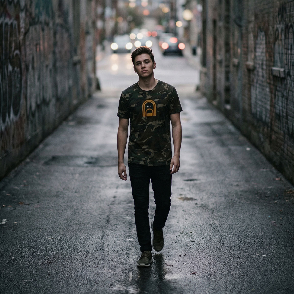 BrownJesus Camo Tee
