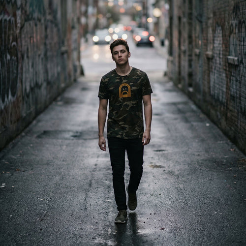 BrownJesus Camo Tee