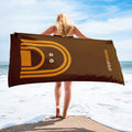 BrownJesus Beach Towel